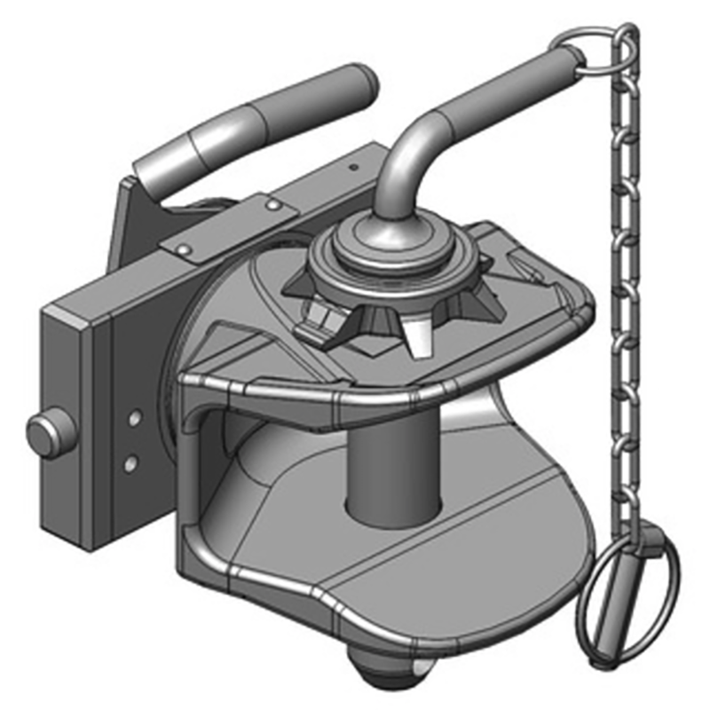 Traktorentechnik Anhängetechnik Scharmüller Zugmaul Standard mit Adapterplatte #05.1609.060-A02