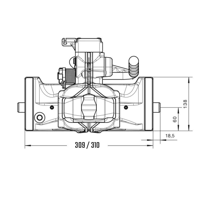 Anhängekupplung Rockinger RO865D1030 309 mm 