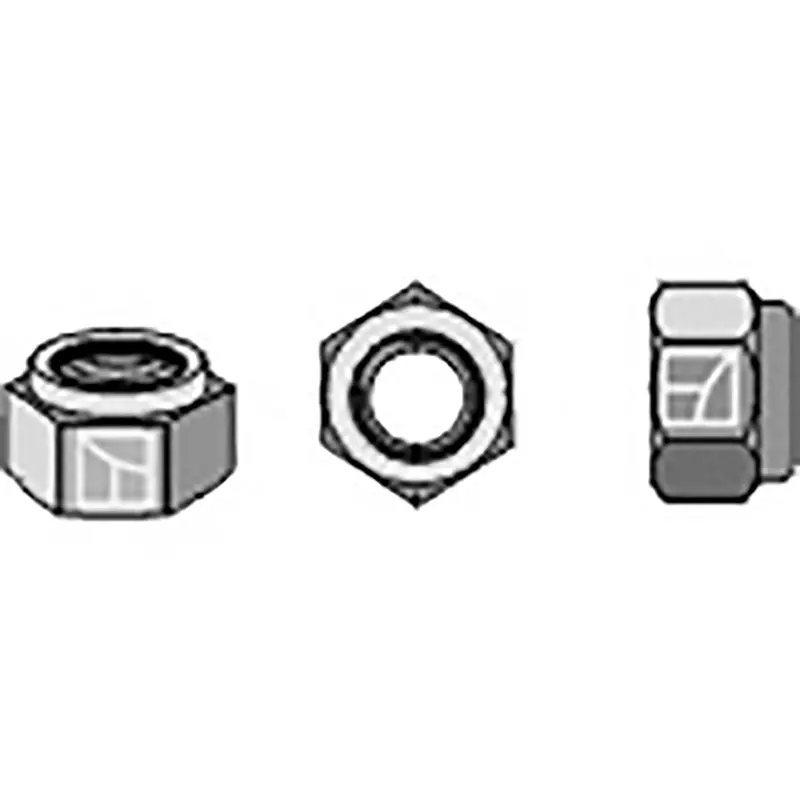 Landwirtschaft Bodenbearbeitung Scheibeneggen Zubehör Selbstsichernde Mutter - M10x1 Landwirtschaft Bodenbearbeitung Scheibeneggen Zubehör Selbstsichernde Mutter - M10x1