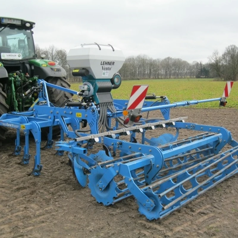 LEHNER VENTO 12 Volt Gebläsestreuer für Zwischenfrucht und Grassaaten LEHNER VENTO Pneumatischer Gebläsestreuer mit Schläuchen