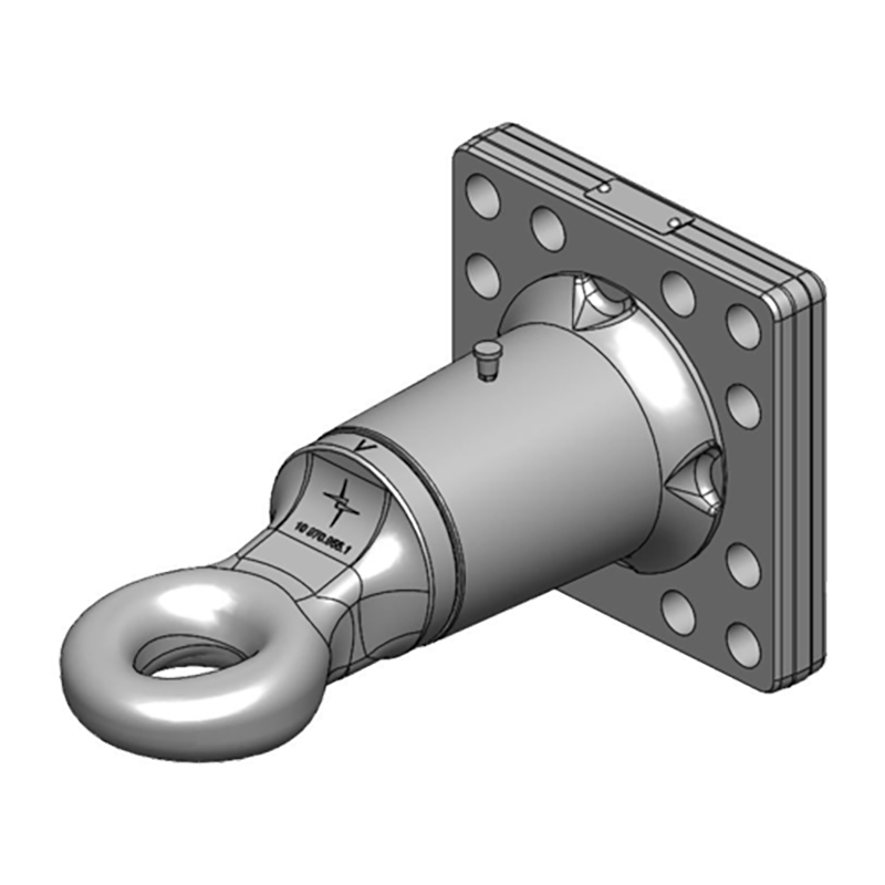 Anhängetechnik Scharmüller Zugöse Flansch #00.665.40.0-A02
