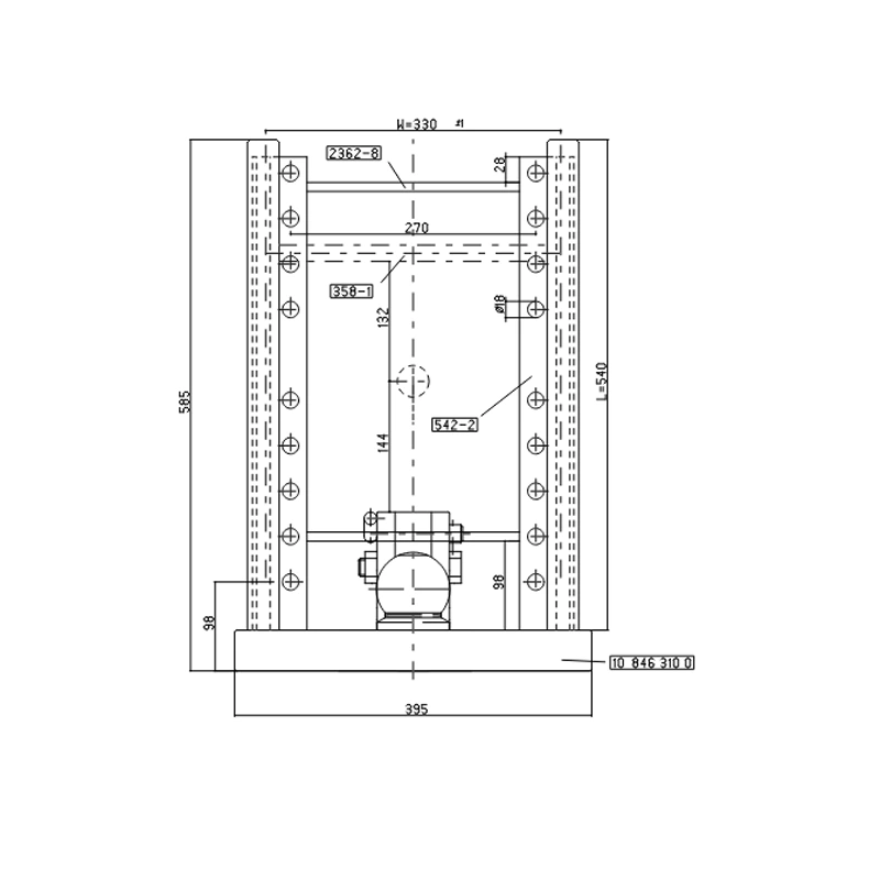 Anhängebock Scharmüller K80 SDF-Schlepper