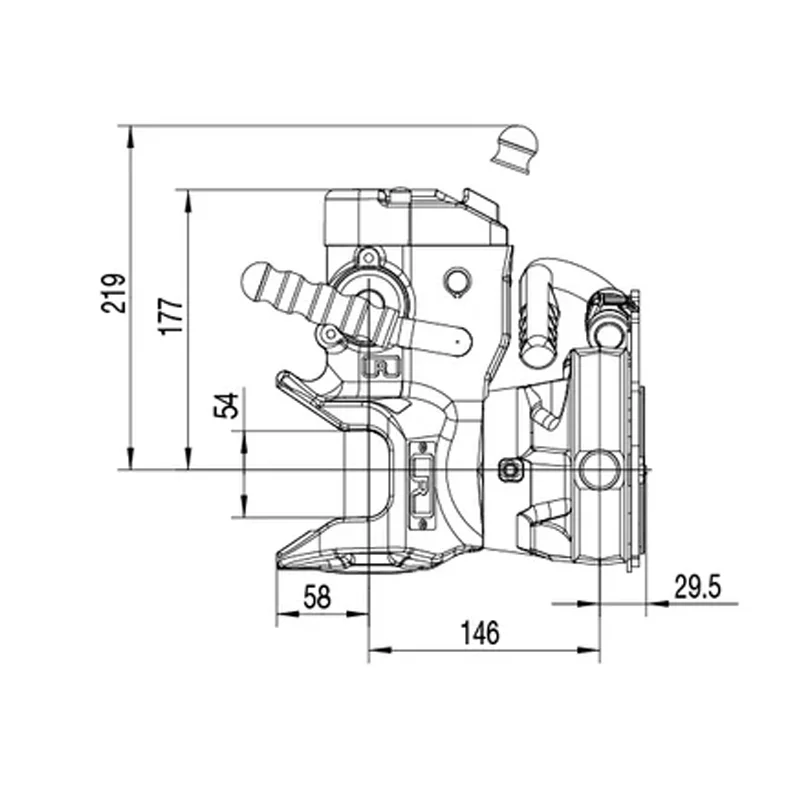 Anhängekupplung von Rockinger RO865D36305 335mm für Case Claas MF Deutz John Deere Lindner