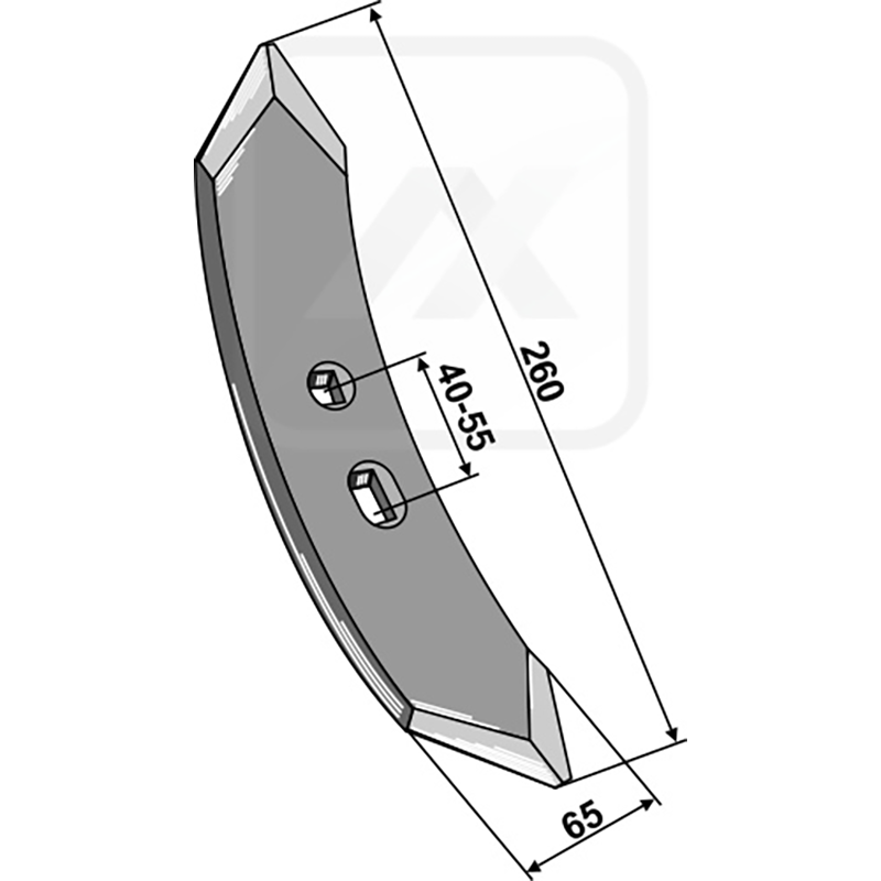 Landwirtschaft Bodenbearbeitung Grubber Schare & Leitbleche Schar MF 2 1/2 Kverneland Grubber Schare & Leitbleche Schar MF 2 1/2 Kverneland