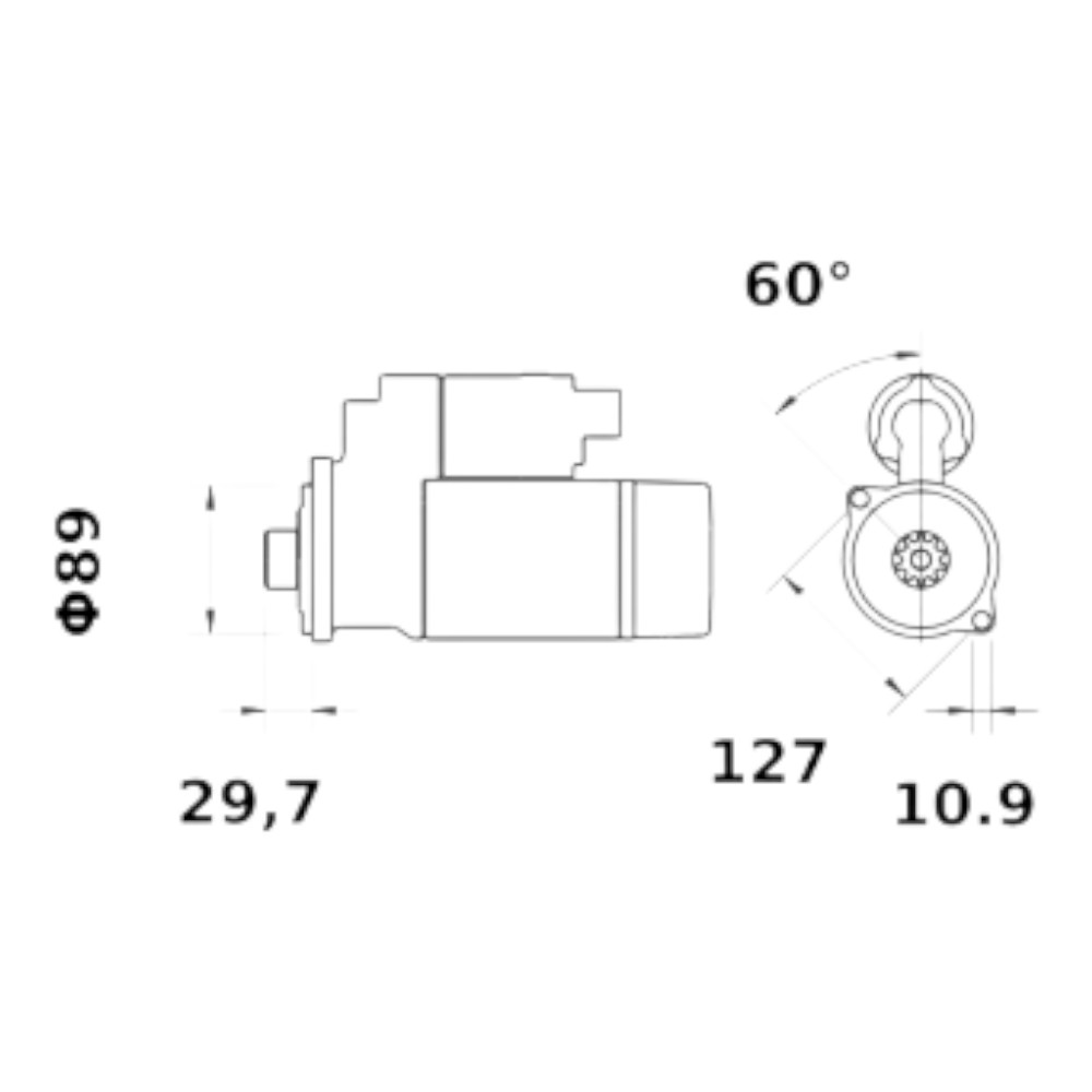 MAHLE Anlasser, Starter MAHLE Anlasser, Starter