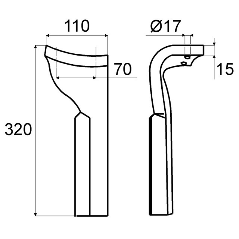 Kreiseleggenzinken 110X14 Rh126S Lemken