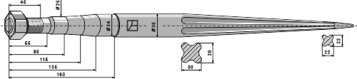 Frontladerzinken 1200mm