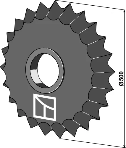 Zahnwalzenring - Ø500mm | 316-525 Industriehof Scherenbostel | Zahnwalzenring - Ø500mm (316-525)