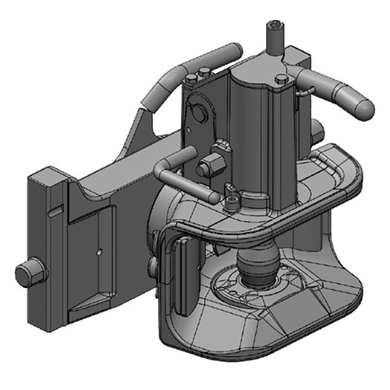 Traktorentechnik Anhängetechnik Scharmüller Zugmaul Standard mit Adapterplatte #07.3353.221-A08 Traktorentechnik Anhängetechnik Scharmüller Zugmaul Standard mit Adapterplatte #07.3353.221-A08