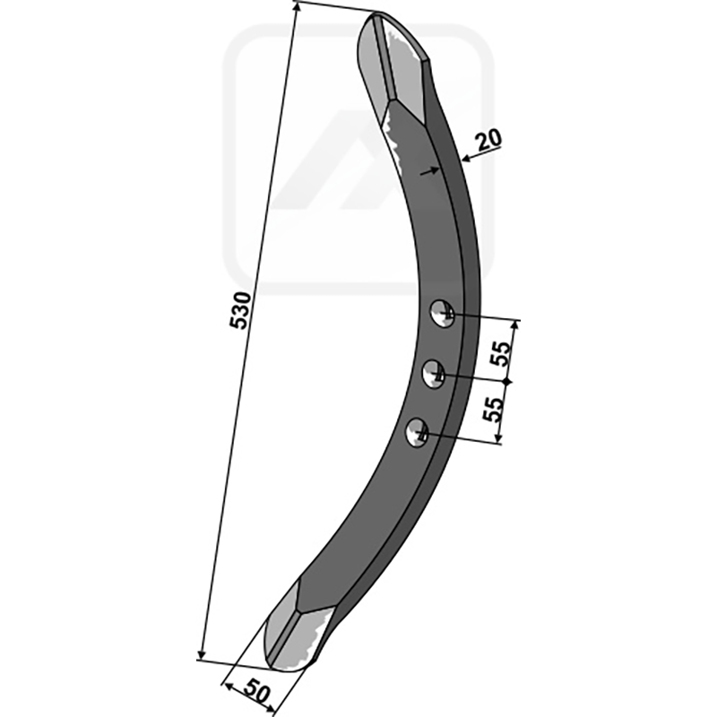 Landwirtschaft Bodenbearbeitung Grubber Schare & Leitbleche Vorschar - 530 Väderstad Landwirtschaft Bodenbearbeitung Grubber Schare & Leitbleche Vorschar - 530 Väderstad