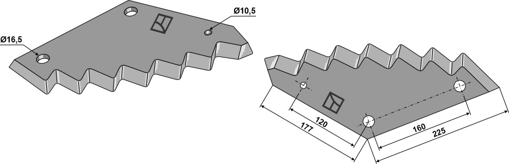Futtermischwagenmesser