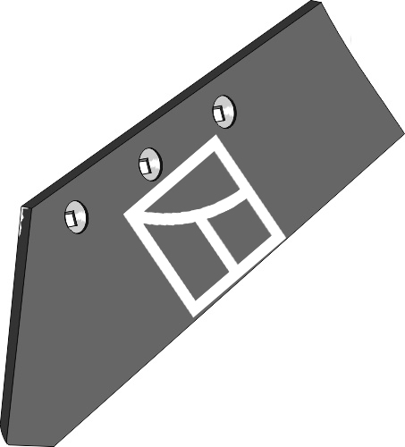 35.0043 Pflugteil Meißelschar - 16'' - links (172613) passend für Grégoire Besson
