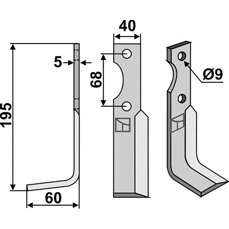 Benassi Z4 - 6CM005 Fräsmesser, linke Ausführung IHOF BEN-33L