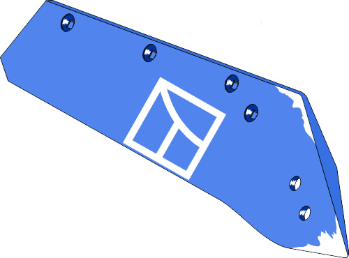 37.0041 Pflugteil Wechselspitzenschar SSP350WS - rechts (2751.22.01) 37.0041 Pflugteil Wechselspitzenschar SSP350WS - rechts (2751.22.01) passend für Rabe