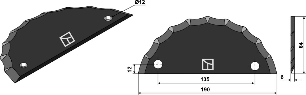 Futtermischwagenmesser