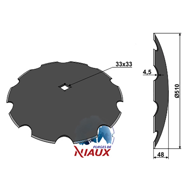 Landwirtschaft Bodenbearbeitung Scheibeneggen Scheibe gezackt John Deere Landwirtschaft Bodenbearbeitung Scheibeneggen Scheibe gezackt John Deere
