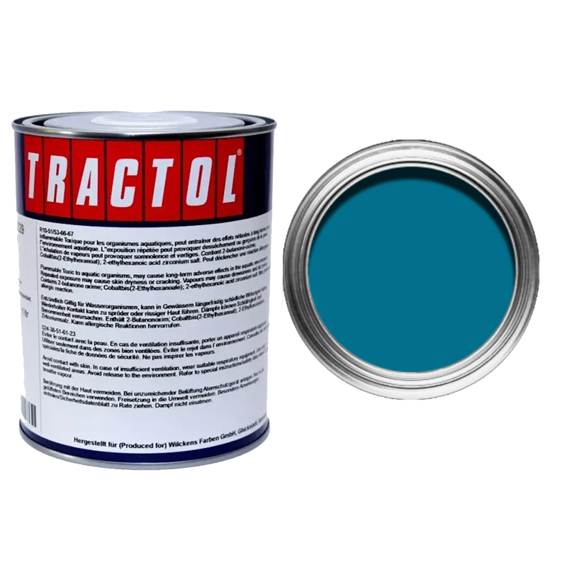 Tractol Lack 329 P141207 Eicher hellblau Stoß-, Schlag-, und Kratzfestigkeit