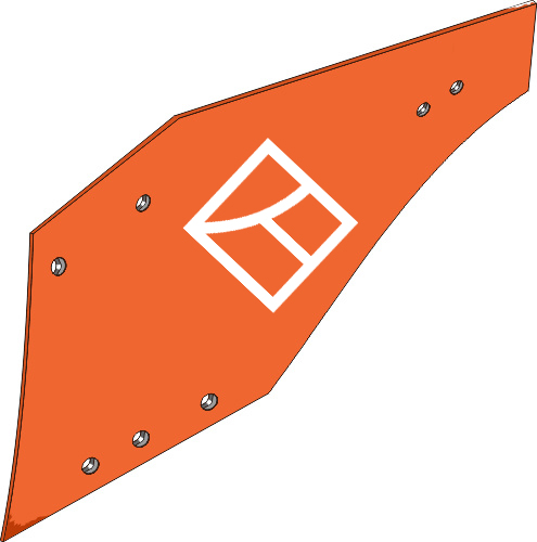 39.0048 Pflugteil Streichblech einteilig - links (30.22-352G) 39.0048 Pflugteil Streichblech einteilig - links (30.22-352G) passend für Naud