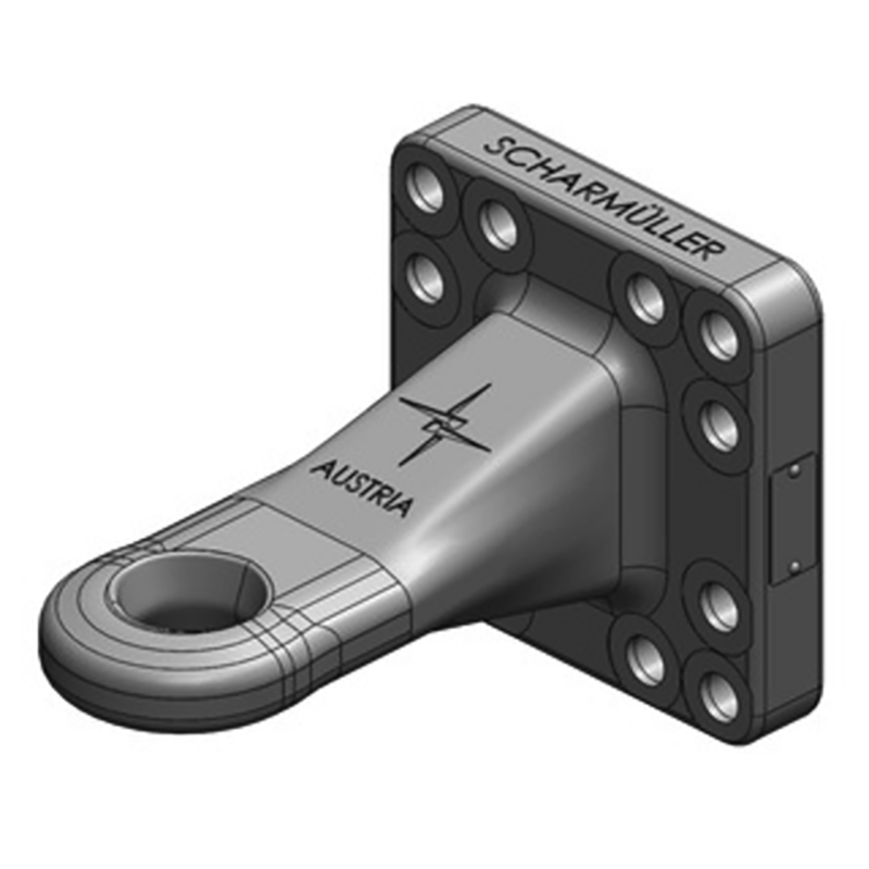 Anhängetechnik Scharmüller Zugöse Flansch #00.665.26.0-A02