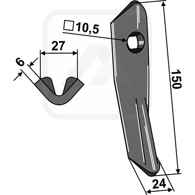 Landwirtschaft Bodenbearbeitung Grubber Schare & Leitbleche Schar Tume