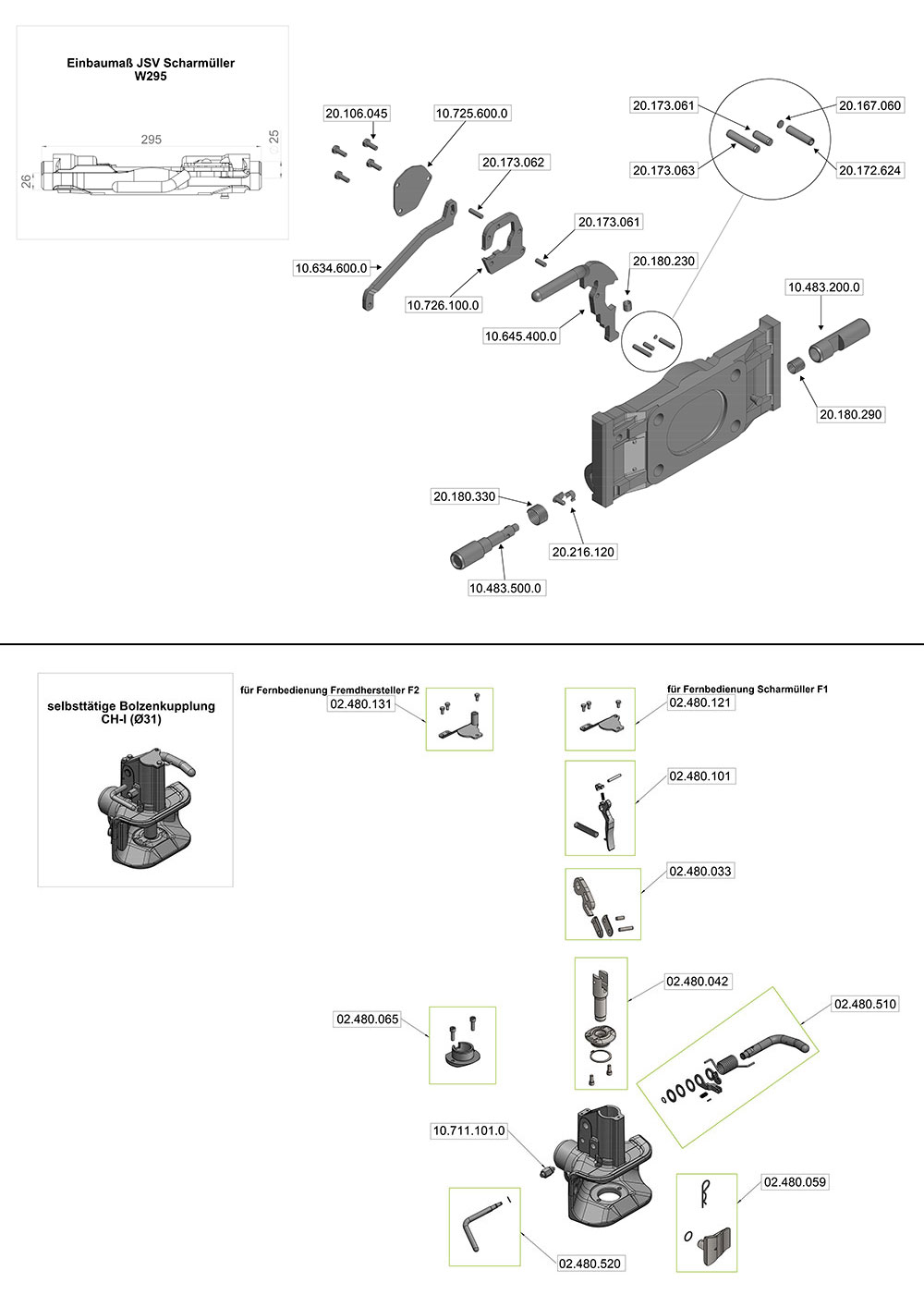 Scharmüller 150_52 (W295, Ø31 mm)