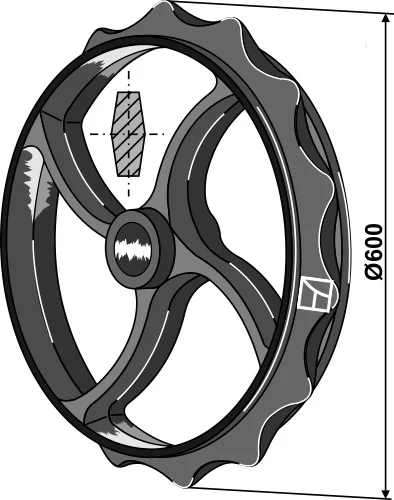 Industriehof Scherenbostel | Cambridgering - Ø600mm (314-601)