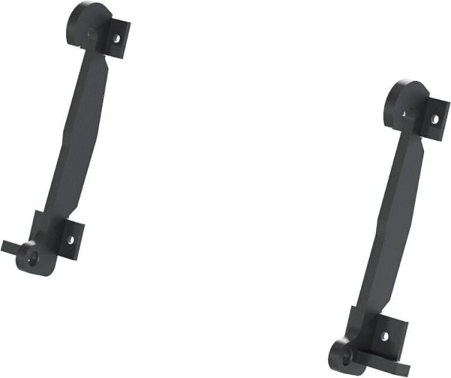 Quicke BoH Rail S JCB Q-fit Q | Hakensatz Quicke BoH Hakensatz Rail S JCB Q-fit Q: Anschraubhaken für Anbaugeräte mit Rail-Schnittstelle. Art.-Nr. 11254125Q.
