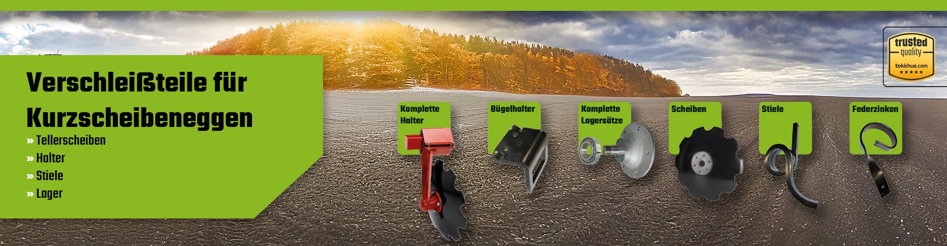 Ersatzteile für Kurzscheibeneggen