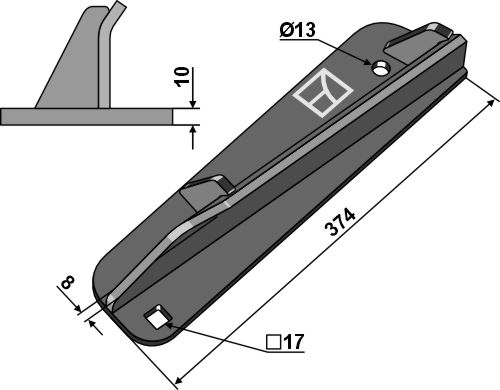 Industriehof Scherenbostel | Streuflügel - links (69-10-012l)