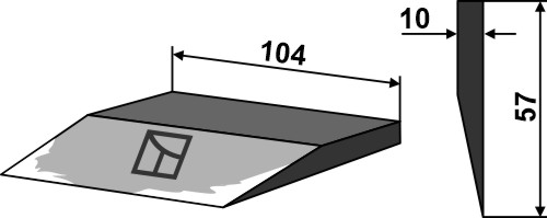 Seitenmesser 104mm
