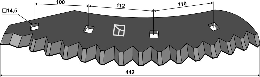 Futtermischwagenmesser - Hartmetallbeschichtet