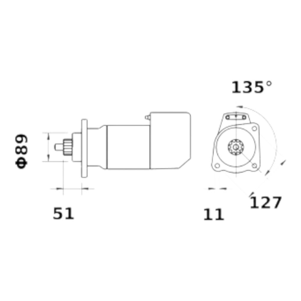 MAHLE Anlasser, Starter MAHLE Anlasser, Starter