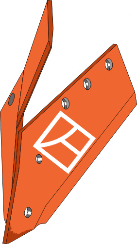 39.0022 Pflugteil Wechselspitzenschar mit Sech - links (30.54.452G/DK) passend für Naud