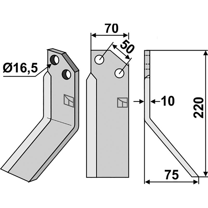 BAD-30R Fräsmesser, rechte Ausführung Badalini FM 6401 A Fräsmesser, rechte Ausführung IHOF BAD-30R