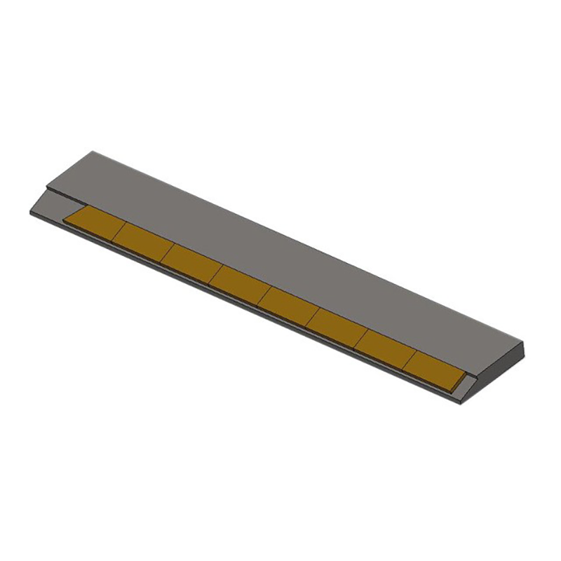 Grubber Anschweißteile Flach Anschweissteil Hartmetall 360X70X14 L
