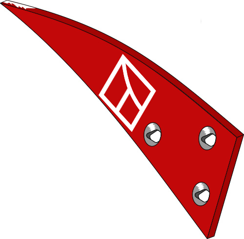 38.0133 Pflugteil Streichblech-Streifen - rechts (PR0.001.04) passend für Vogel und Noot