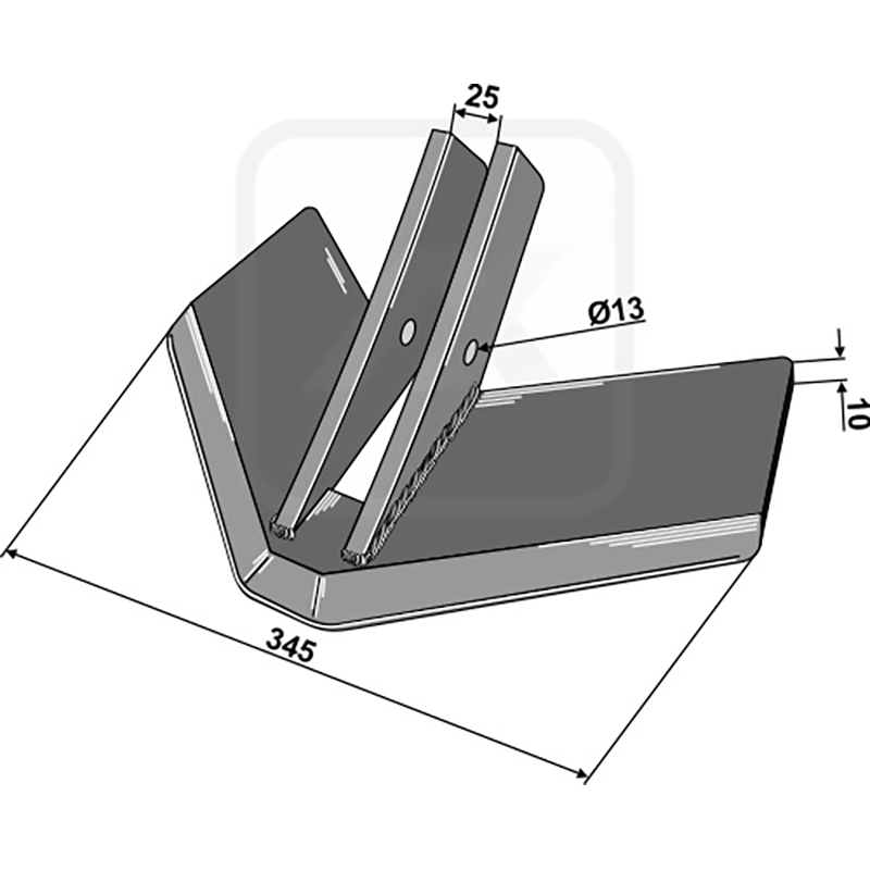 Landwirtschaft Bodenbearbeitung Grubber Schare & Leitbleche Flügelschar Köckerling Topmix Landwirtschaft Bodenbearbeitung Grubber Schare & Leitbleche Flügelschar Köckerling Topmix