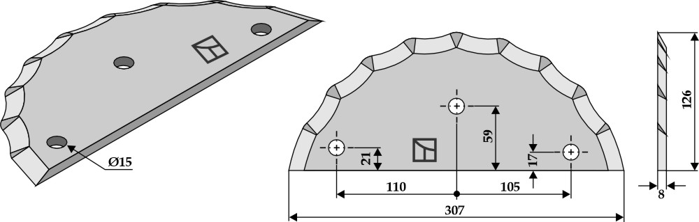 Futtermischwagenmesser