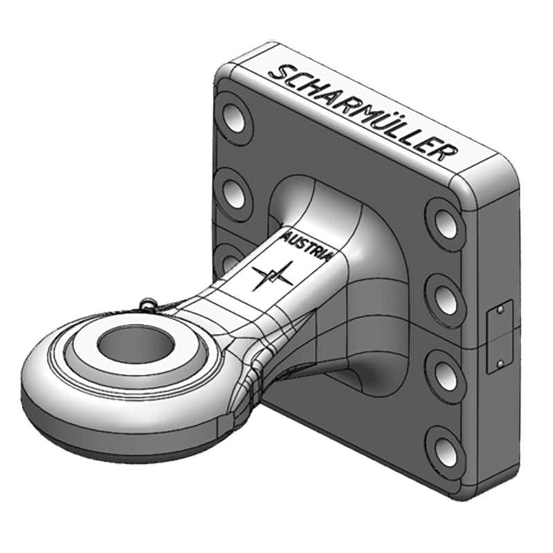 Anhängetechnik Scharmüller Zugöse Flansch #00.650.17.1-A02