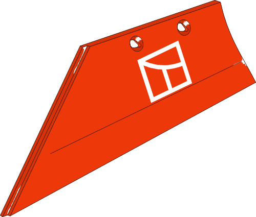 43.0003 Pflugteil Schar-Hinterteil - links (024103) passend für Niemeyer