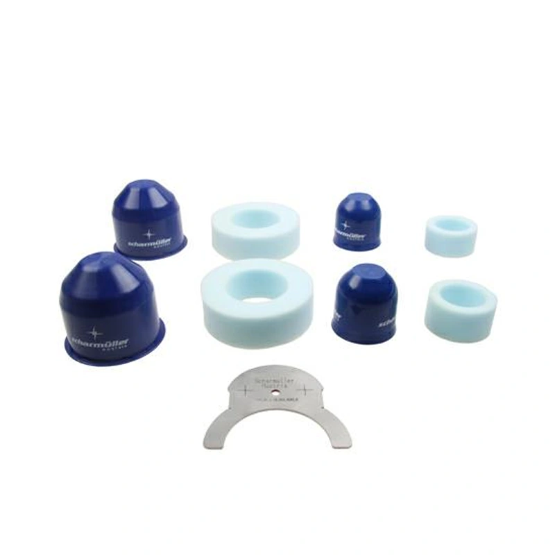 Wartungsbox von Scharmüller mit Kappen und Schutzringen