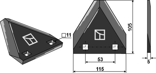 Futtermischwagenmesser