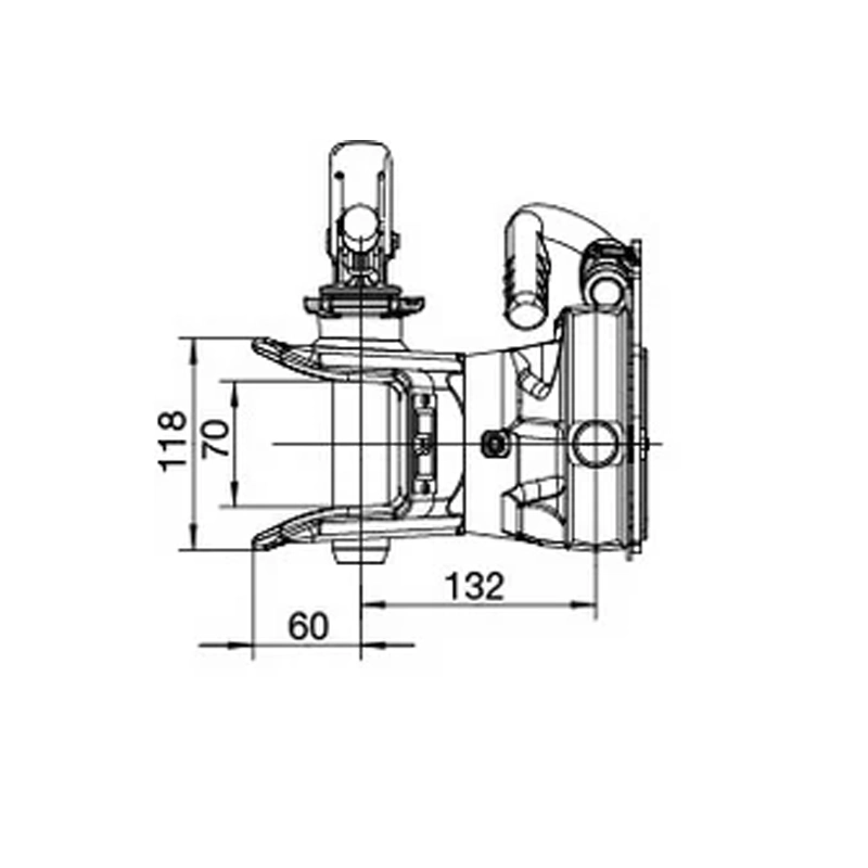 Anhängekupplung manuell ROCKINGER RO810 D3650 335 mm Schiene 