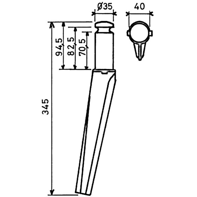Kreiseleggenzinken L.345 Rh57 Krone Kreiseleggenzinken L.345 Rh57 Krone