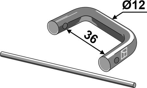 Kettenschloss ohne Platte Ø12 |69-4-115 Kettenschloss ohne Platte Ø12 (69-4-115)