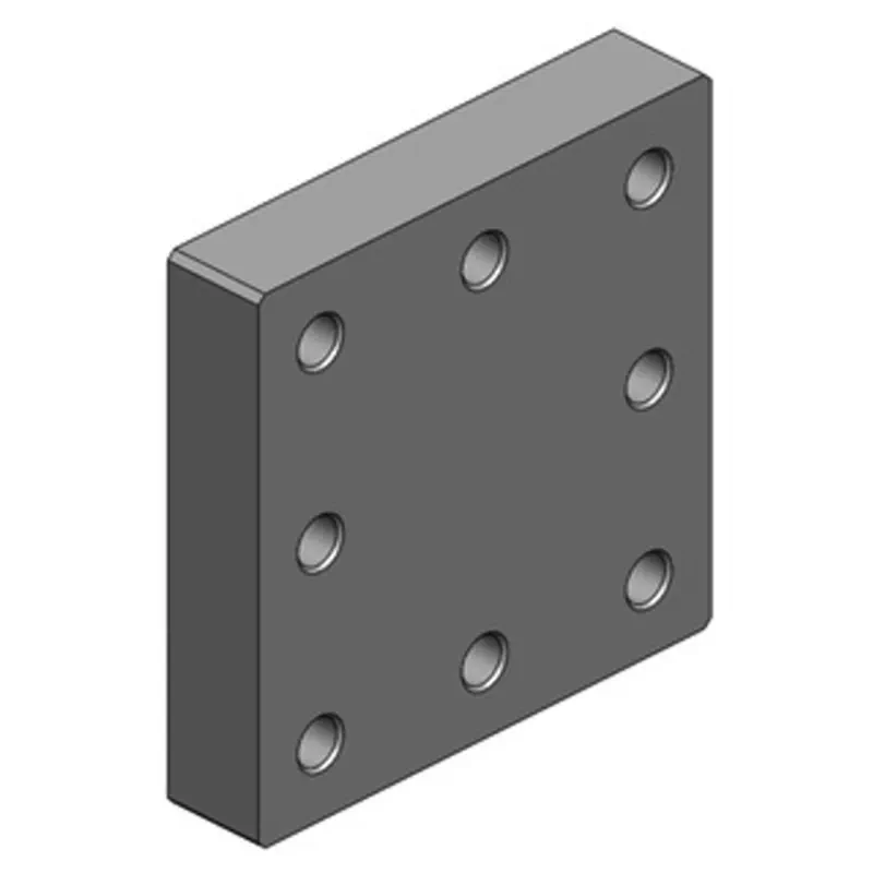 Traktorentechnik Anhängetechnik Scharmüller Anschweißplatte #00.645.01.0 Traktorentechnik Anhängetechnik Scharmüller Anschweißplatte #00.645.01.0