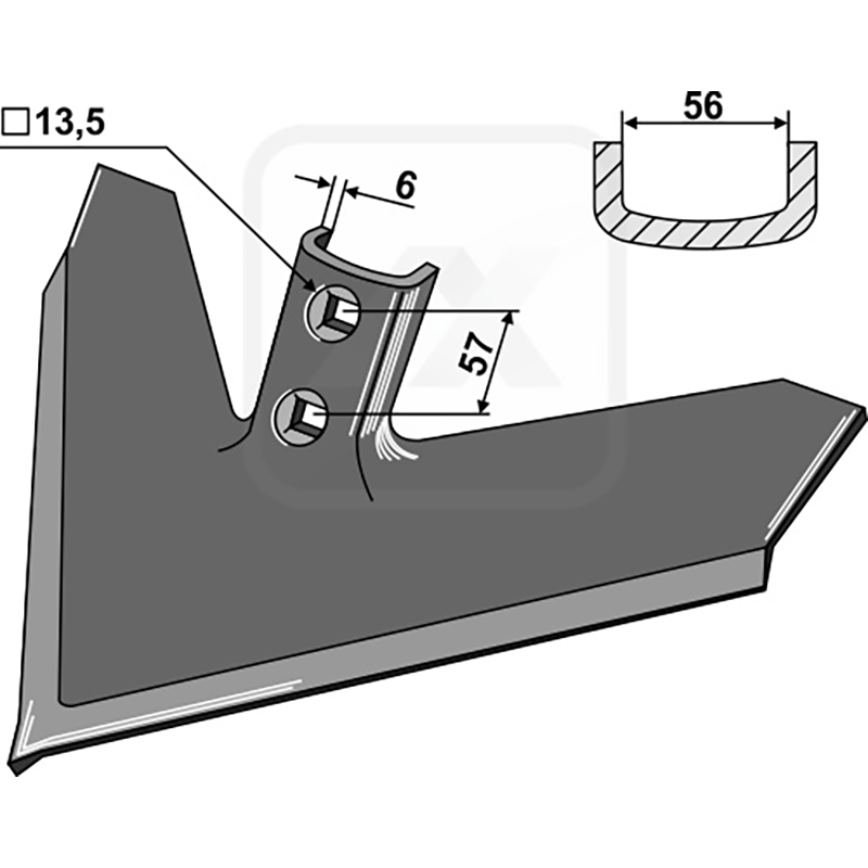 Landwirtschaft Bodenbearbeitung Grubber Schare & Leitbleche Gänsefussschar 457 x 6 John Deere|Case IH Landwirtschaft Bodenbearbeitung Grubber Schare & Leitbleche Gänsefussschar 457 x 6 John Deere|Case IH