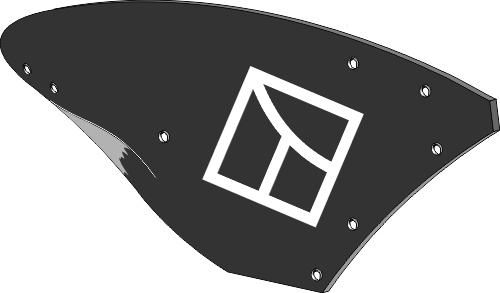 Streichblech-Hinterteil rechts passend für Pöttinger (930.76.030.0 / 930.78.030.1)