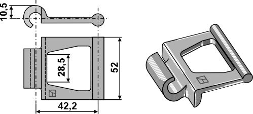 Industriehof Scherenbostel | Stahlgelenkkette (69-072-1)