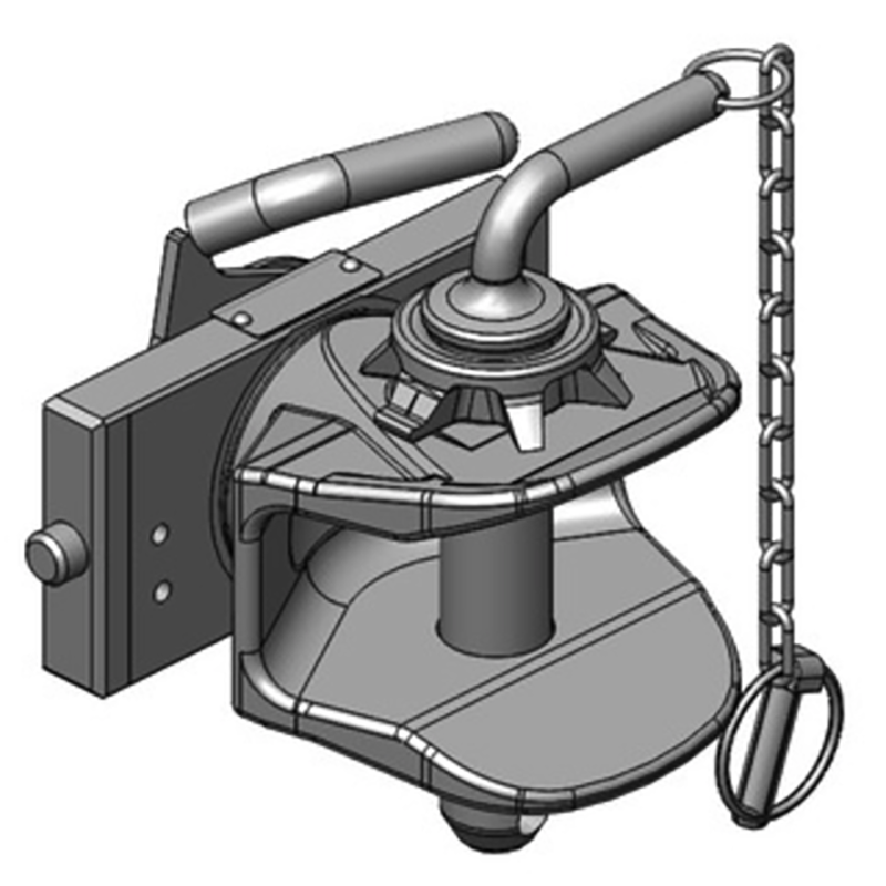 Traktorentechnik Anhängetechnik Scharmüller Zugmaul Standard mit Adapterplatte #05.1809.060-A02 Traktorentechnik Anhängetechnik Scharmüller Zugmaul Standard mit Adapterplatte #05.1809.060-A02
